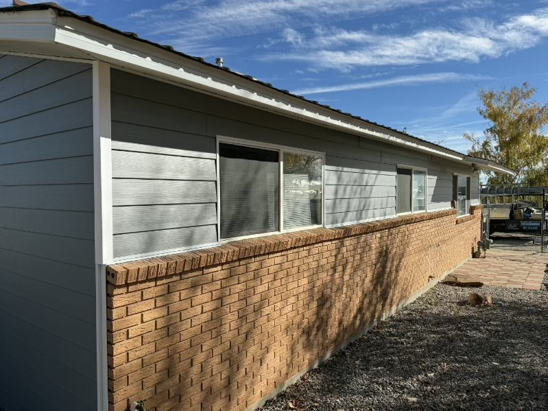 Single-story house with brick exterior